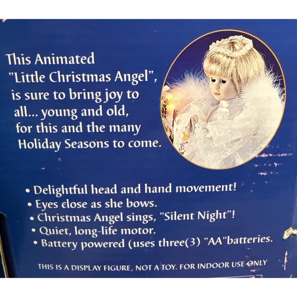 The Little Christmas Angel Animated Musical Doll 12" Tall - Picture 9 of 9